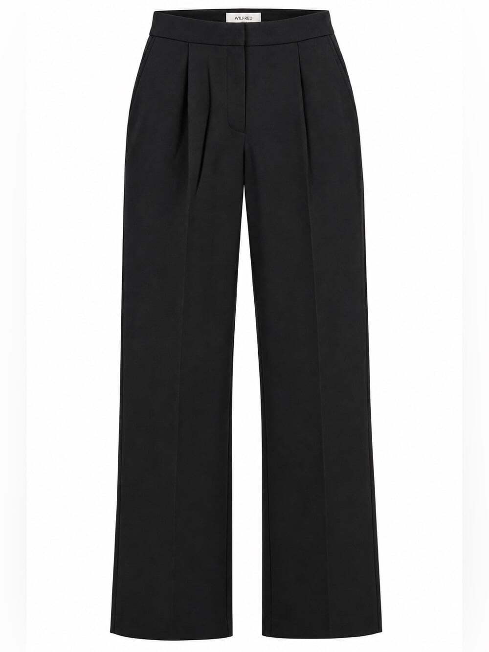 Wilfred Aritzia Black High Rise Trousers Size 4 Minimalist Quiet Luxury Workwear